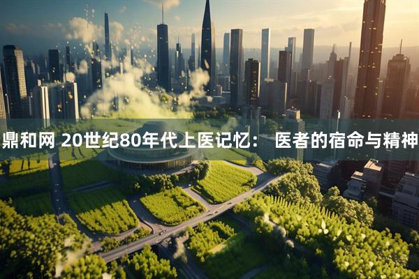 鼎和网 20世纪80年代上医记忆： 医者的宿命与精神